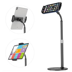 Wozinsky stand for tablet and phone on the desk black (WTHBK4) цена и информация | Mobiiltelefonide hoidjad | kaup24.ee