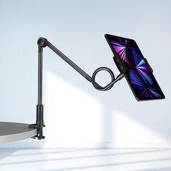 Wozinsky long flexible phone and tablet holder black (WTHBK5) цена и информация | Mobiiltelefonide hoidjad | kaup24.ee