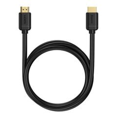 Baseus High Definition Series HDMI 2.0 cable, 4K 60Hz, 1.5m (black) цена и информация | Кабели и провода | kaup24.ee