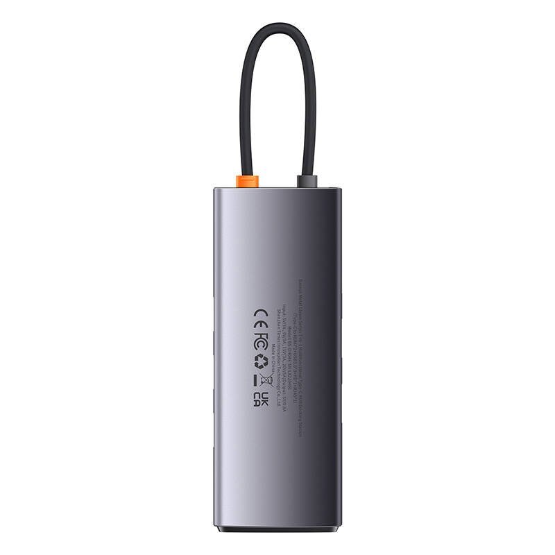 Hub 7in1 Baseus Metal Gleam Series, USB-C to 3x USB 3.0 + 2x HDMI + USB-C PD + Ethernet RJ45 цена и информация | USB jagajad, adapterid | kaup24.ee