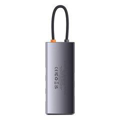 Hub 6in1 Baseus Metal Gleam Series, USB-C to 3x USB 3.0 + 2x HDMI + USB-C PD цена и информация | Адаптеры и USB-hub | kaup24.ee