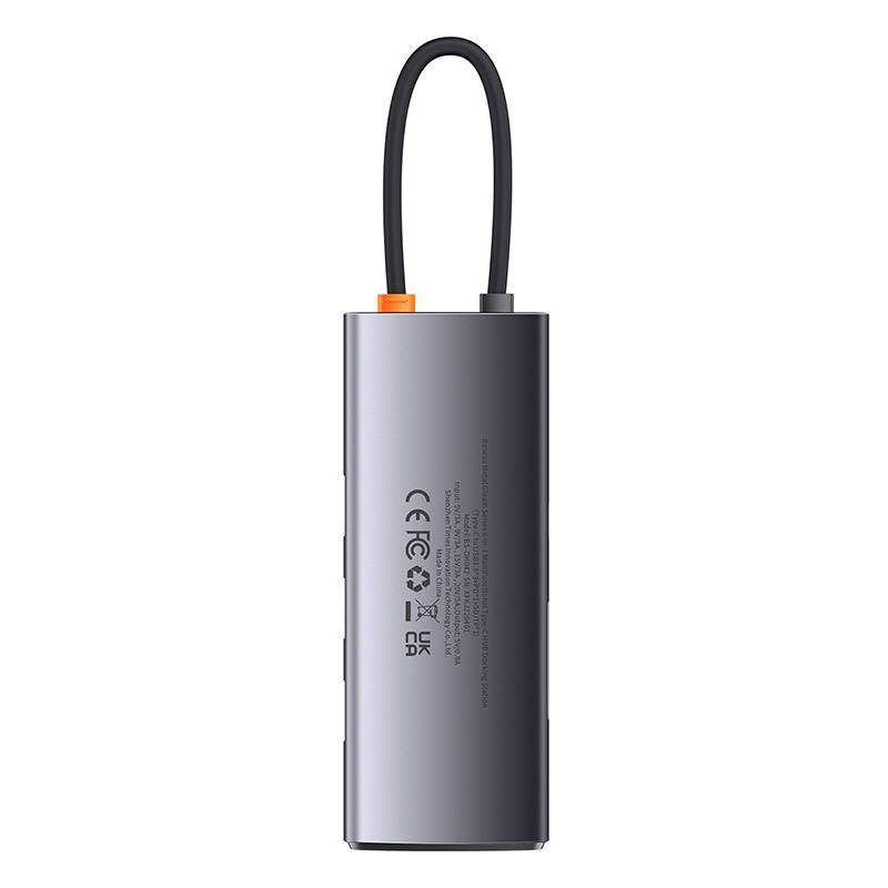 Hub 6in1 Baseus Metal Gleam Series, USB-C to 3x USB 3.0 + USB-C PD + microSD/SD цена и информация | USB jagajad, adapterid | kaup24.ee