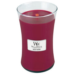 WoodWick Black Cherry Vase (Black Cherry) - Scented Candle 609.5g цена и информация | Подсвечники, свечи | kaup24.ee