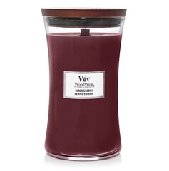 WoodWick Black Cherry Vase (Black Cherry) - Scented Candle 609.5g цена и информация | Подсвечники, свечи | kaup24.ee