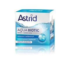 Astrid Päeva- ja öökreem normaalsele ja kombineeritud nahale Aqua Biotic 50 ml цена и информация | Кремы для лица | kaup24.ee