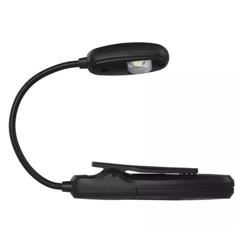 LED clip light for books, 10lm, 1xAAA, EMOS hind ja info | Taskulambid, prožektorid | kaup24.ee