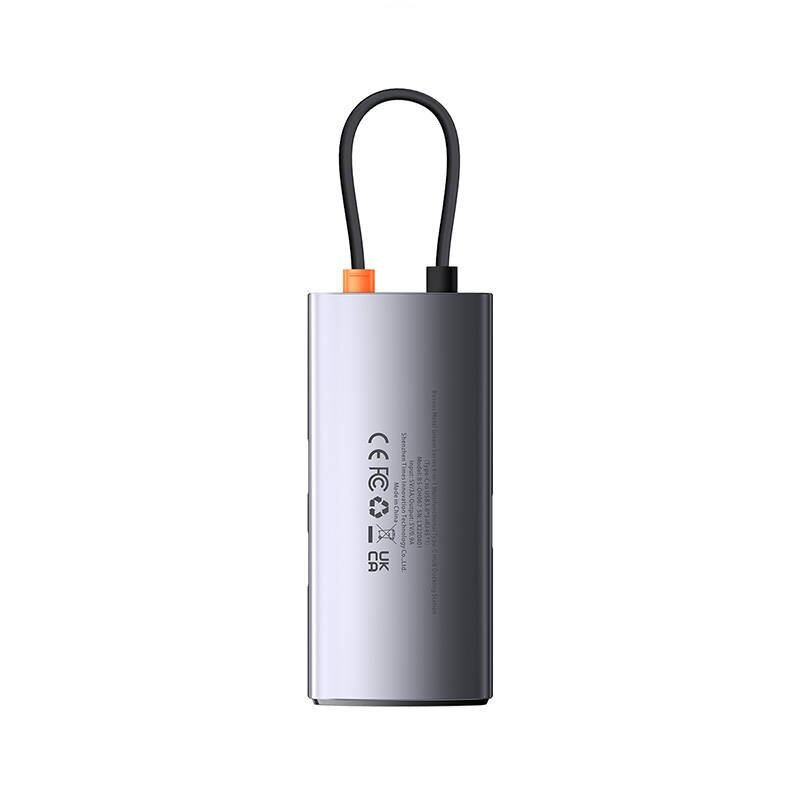 Hub 4in1 Baseus Metal Gleam Series, USB-C to 3x USB 3.0 + Ethernet RJ45 hind ja info | USB jagajad, adapterid | kaup24.ee
