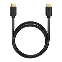 Baseus High Definition Series HDMI 2.0 cable, 4K 60Hz, 0.75m (black) hind ja info | Kaablid ja juhtmed | kaup24.ee