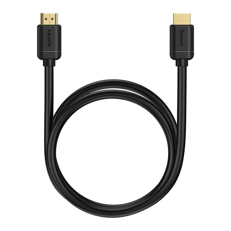 Baseus High Definition Series HDMI 2.0 cable, 4K 60Hz, 0.75m (black) цена и информация | Kaablid ja juhtmed | kaup24.ee