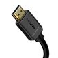 Baseus High Definition Series HDMI 2.0 cable, 4K 60Hz, 0.75m (black) цена и информация | Kaablid ja juhtmed | kaup24.ee