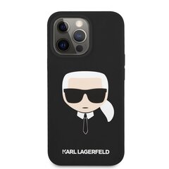 Karl Lagerfeld MagSafe Compatible Case Liquid Silicone Karl Head for iPhone 13 Pro Max Black hind ja info | Telefoni kaaned, ümbrised | kaup24.ee