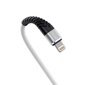 HAVIT cable CB705 USB - LIGHTNING 1,0m 2,1A grey цена и информация | Mobiiltelefonide kaablid | kaup24.ee