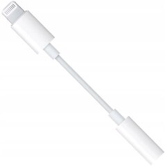 Lightning pistikupesa 3,5 mm pistikupesa adapter iPhone 7 8 X adapterile цена и информация | Адаптеры и USB-hub | kaup24.ee