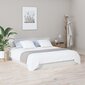 vidaXL voodipeats, kõrgläikega valge, 200 x 1,5 x 80 cm, tehispuit hind ja info | Voodid | kaup24.ee