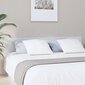 vidaXL voodipeats, valge, 200 x 1,5 x 80 cm, tehispuit hind ja info | Voodid | kaup24.ee
