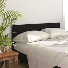 vidaXL voodipeats, must, 160 x 1,5 x 80 cm, tehispuit hind ja info | Voodid | kaup24.ee