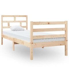 Каркас кровати, 75x190см, массив дерева, односпальная цена и информация | Кровати | kaup24.ee