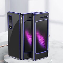 Plating Case kõva ümbris Galvaniseeritud raami kate Samsung Galaxy Fold sinine (helesinine || Niebieski) hind ja info | Telefoni kaaned, ümbrised | kaup24.ee