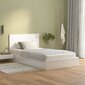 vidaXL voodipeats, kõrgläikega valge, 120 x 1,5 x 80 cm, tehispuit hind ja info | Voodid | kaup24.ee