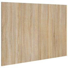 vidaXL voodipeats, Sonoma tamm, 120 x 1,5 x 80 cm, tehispuit цена и информация | Кровати | kaup24.ee