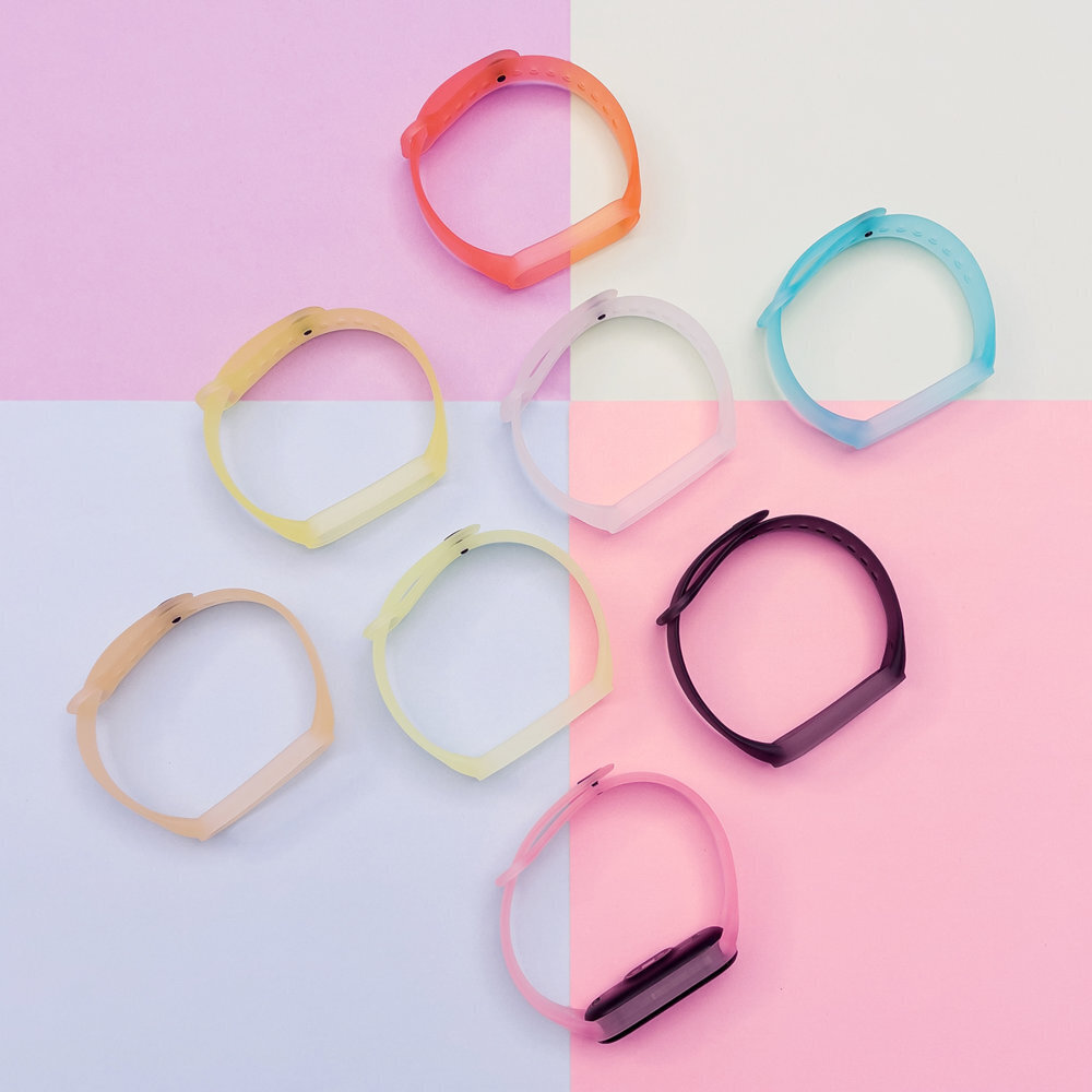 Replacment band strap for Xiaomi Mi Band 5 punane hind ja info | Nutikellade ja nutivõrude tarvikud | kaup24.ee