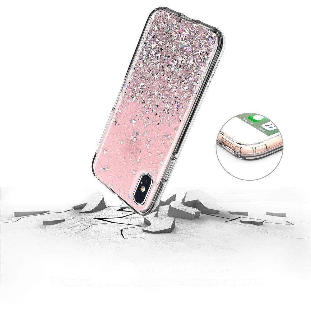 Wozinsky Star Glitter särav kate Samsung Galaxy M51 roheline (roheline) цена и информация | Telefoni kaaned, ümbrised | kaup24.ee