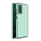 Spring Case läbipaistev TPU geelist kaitsekate värvilise raamiga Samsung Galaxy S21 Ultra 5G mint (Mint) jaoks цена и информация | Telefoni kaaned, ümbrised | kaup24.ee