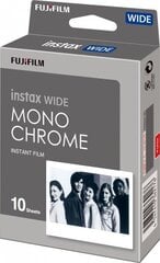 FILM MONOCHROME INSTAX WIDE/10PCS FUJIFILM цена и информация | Аксессуары для фотоаппаратов | kaup24.ee