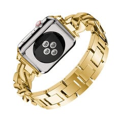 Apple Watch Diamond Chain Roostevaba Teras Rihm – Kuld 38/40/41mm hind ja info | Nutikellade ja nutivõrude tarvikud | kaup24.ee