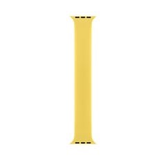 Моно браслет — желтый, 42/44/45 мм, Small (S) цена и информация | Аксессуары для смарт-часов и браслетов | kaup24.ee