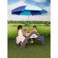 Puidust piknikulaud koos vihmavarjuga hind ja info | Laste õuemööbel | kaup24.ee