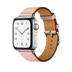 Кожаный ремешок Single Tour для Apple Watch — Rose Craie, 38/40/41 мм цена и информация | Аксессуары для смарт-часов и браслетов | kaup24.ee