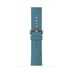 Кожаный ремешок Classic Buckle для Apple Watch — морской, синий, 42/44/45 мм цена и информация | Аксессуары для смарт-часов и браслетов | kaup24.ee