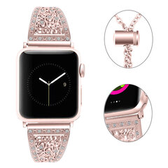 Apple Watch Rose Cuff – Roosa Kuld 42/44/45mm hind ja info | Nutikellade ja nutivõrude tarvikud | kaup24.ee