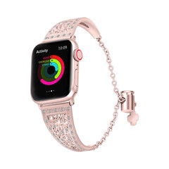 Apple Watch Rose Cuff – Roosa Kuld 38/40/41mm hind ja info | Nutikellade ja nutivõrude tarvikud | kaup24.ee