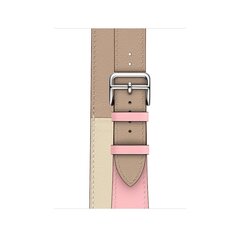 Кожаный ремешок Double Tour для Apple Watch — Rose Craie 42/44/45 мм цена и информация | Аксессуары для смарт-часов и браслетов | kaup24.ee
