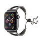 Apple Watch Diamond Cuff – Must 42/44/45mm hind ja info | Nutikellade ja nutivõrude tarvikud | kaup24.ee