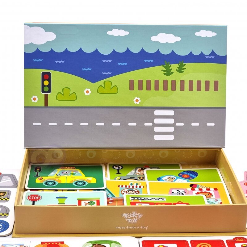 Hariv magnetpuzzle - Tooky mänguasi, 80 elementi hind ja info | Arendavad mänguasjad | kaup24.ee