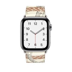 Кожаный ремешок Single Tour для Apple Watch — Blanc Print 38/40/41 мм цена и информация | Аксессуары для смарт-часов и браслетов | kaup24.ee