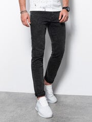 Meeste teksad Skinny Fit Ombre P1062 must цена и информация | Мужские джинсы | kaup24.ee