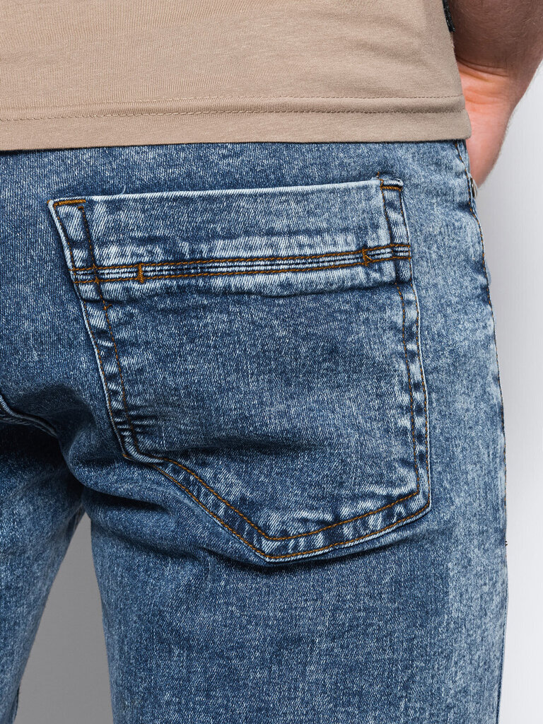 Meeste teksad Skinny Fit Ombre P1062 sinine цена и информация | Meeste teksad | kaup24.ee