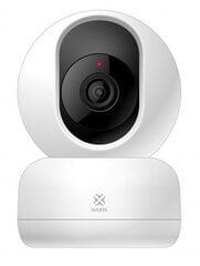 Valvekaamera Indoor Full HD smart PTZ 360° camera, 1080P, 5V DC, two way audio, white, Woox цена и информация | Камеры видеонаблюдения | kaup24.ee