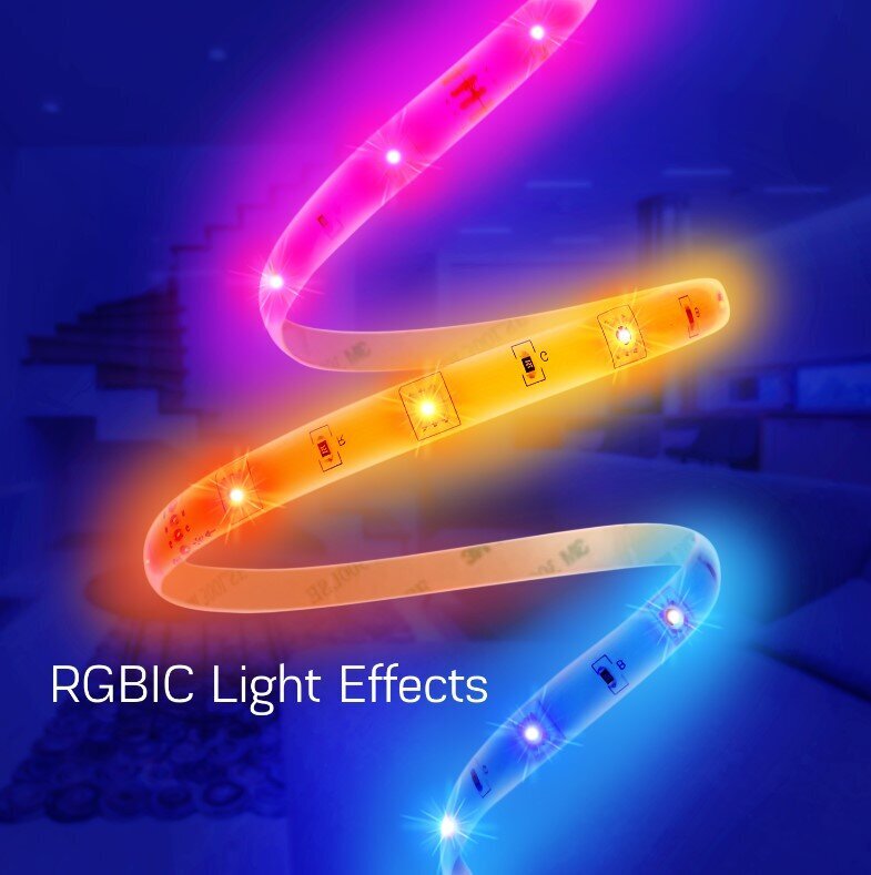 Nutikas digitaalne RGB IC Wifi Led-riba F4, 5 m, 24W, Tuya / Smart Life hind ja info | LED ribad | kaup24.ee