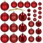 Jõuluehted jõulupuu jaoks, punased, 30tk., 6cm hind ja info | Kuuseehted | kaup24.ee