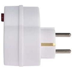 Adapter Schuko kahe pistiku + 1 lülitiga цена и информация | Удлинители | kaup24.ee