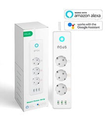 Nutikas Wi-Fi laiendus A5, 3450W, Tuya / Smart Life, Nous цена и информация | Удлинители | kaup24.ee