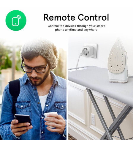 Smart Socket Wifi Nous A7 Smart Plug 16A, Tuya / Smart Life цена и информация | Lülitid ja pistikupesad | kaup24.ee