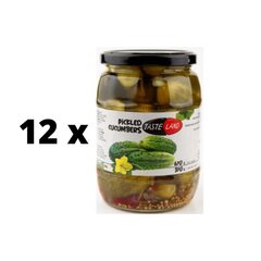 Marineeritud kurgid MAITSEMAA, 670 g / 370 g x 12 tk. pakett цена и информация | Консервы | kaup24.ee