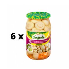 Marineeritud seened Traditsiooniline BONDUELLE, 280 g / 165 g x 6 tk. pakett hind ja info | Hoidised, keedised, konservid | kaup24.ee