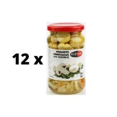 Marineeritud seened MAITSEMAA, 320 g / 190 g x 12 tk. pakett hind ja info | Hoidised, keedised, konservid | kaup24.ee